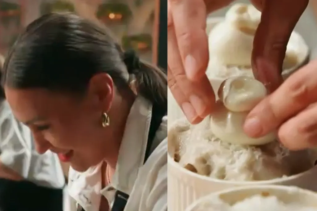 Fans are speculating whether Alita's elimination result could have been different if her dish wasn't tasted last. Credit: Channel 10.