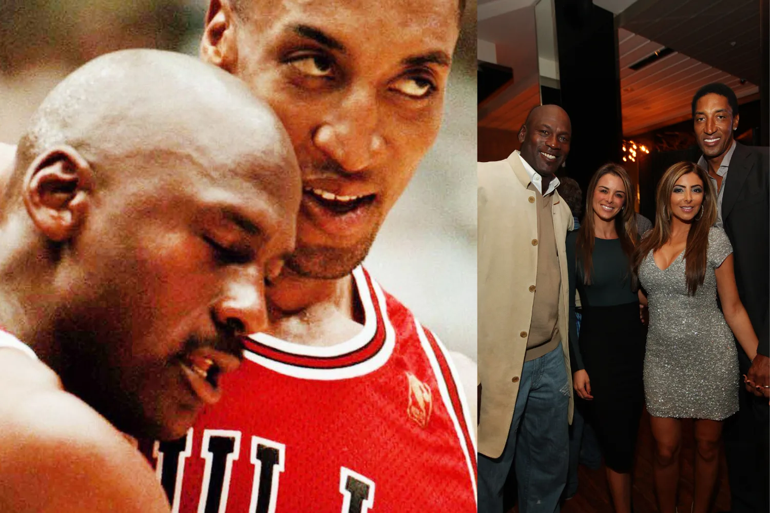 Michael Jordan and Scottie Pippen