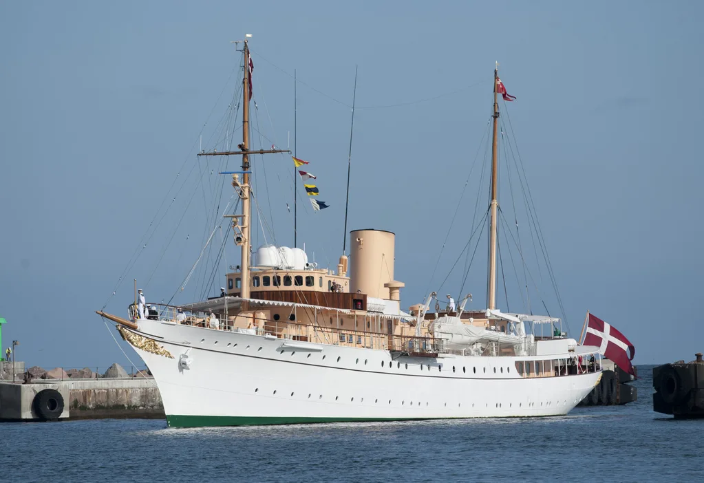 The Danish royal yacht
