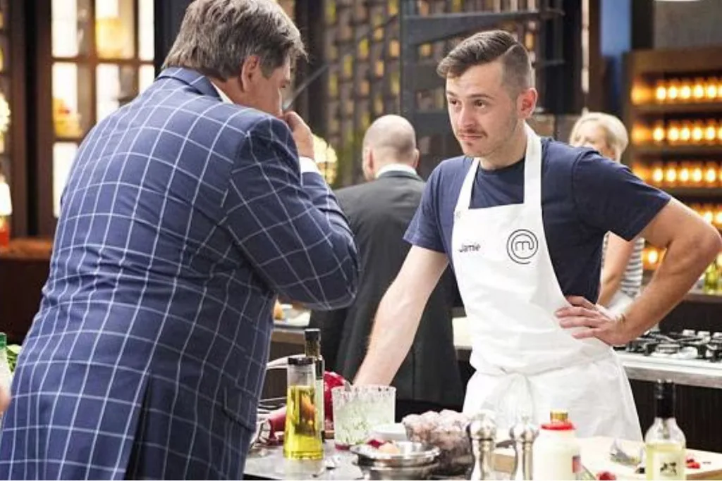 Jamie Fleming on MasterChef in 2014