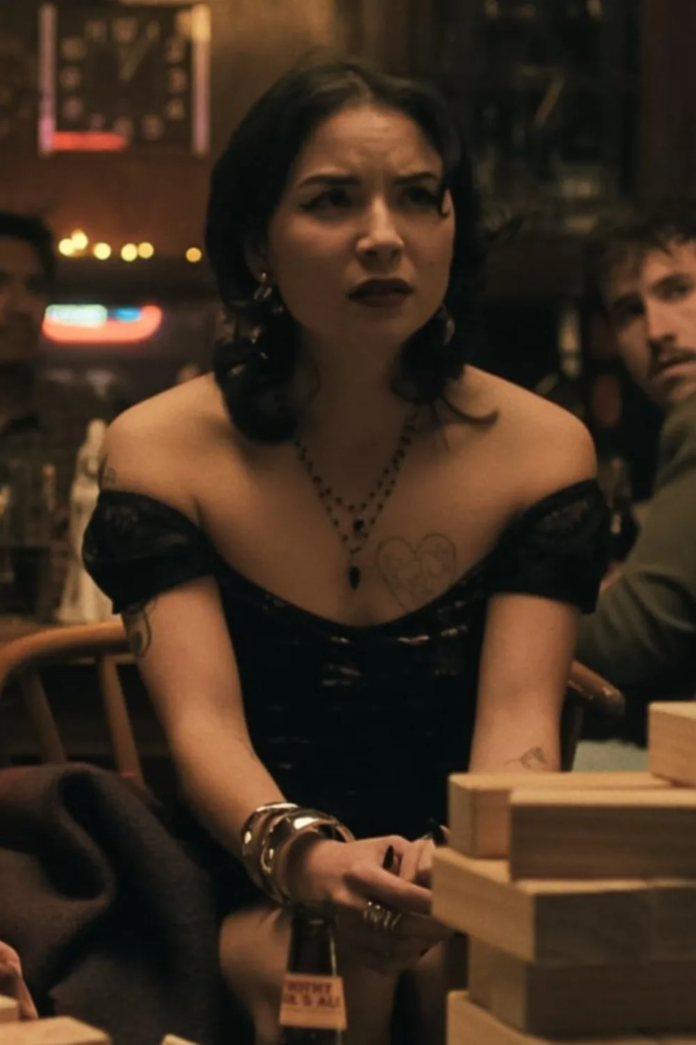 obsession movie purple dress sarah