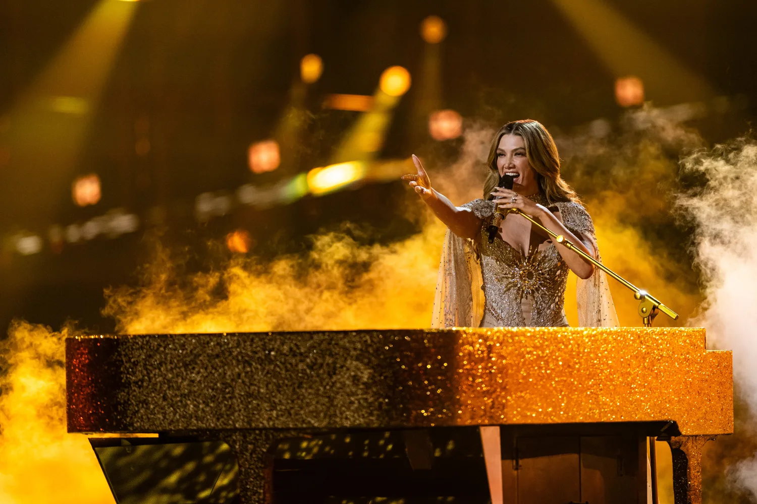 Delta will be performing in the second Eurovision semi-final at 5am AEST on May 15. Credit: Getty.