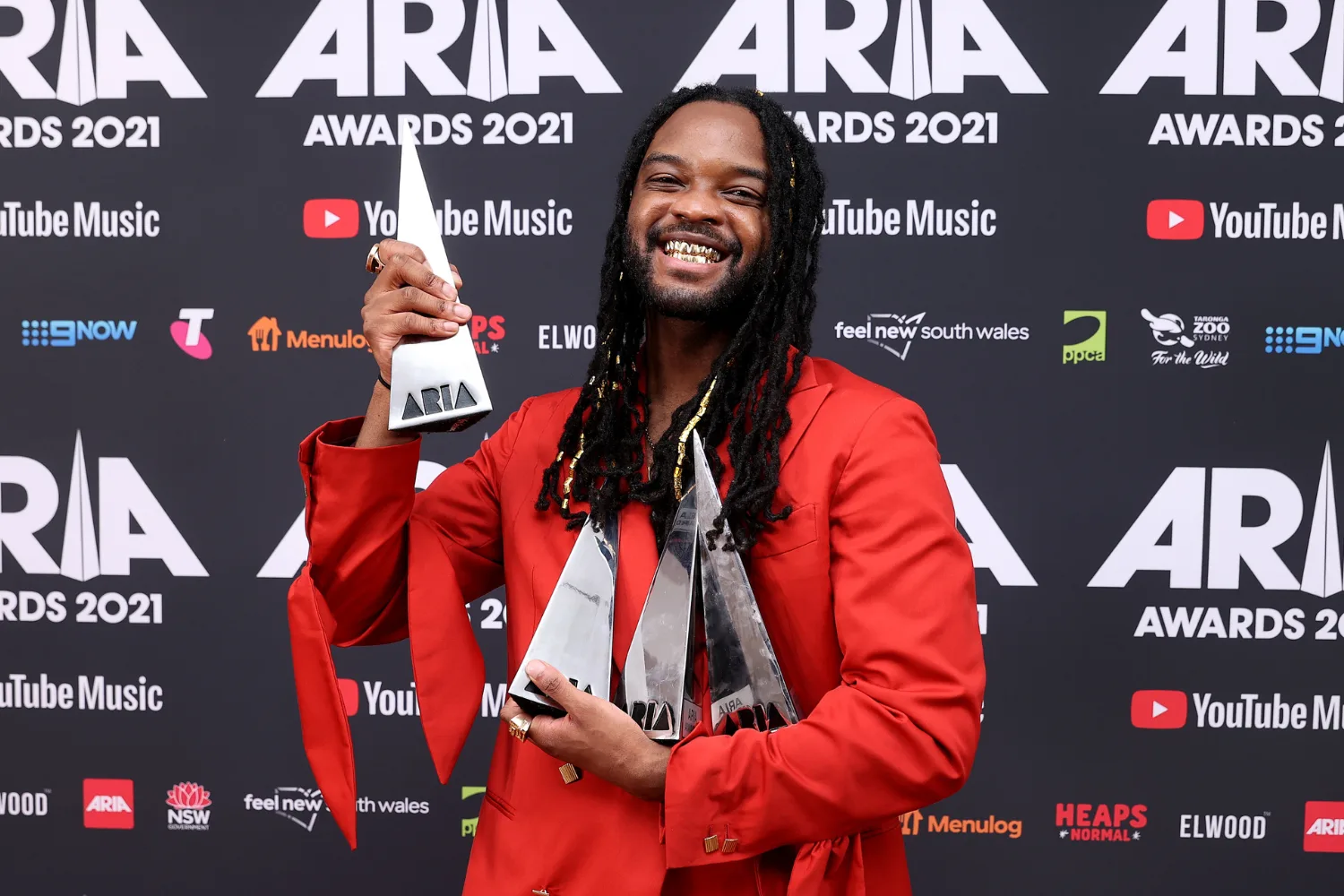 Genesis Owusu has one seven ARIAs. Credit: Getty.