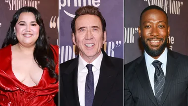 Lamorne Morris, Karen Rodriguez and Nicolas Cage