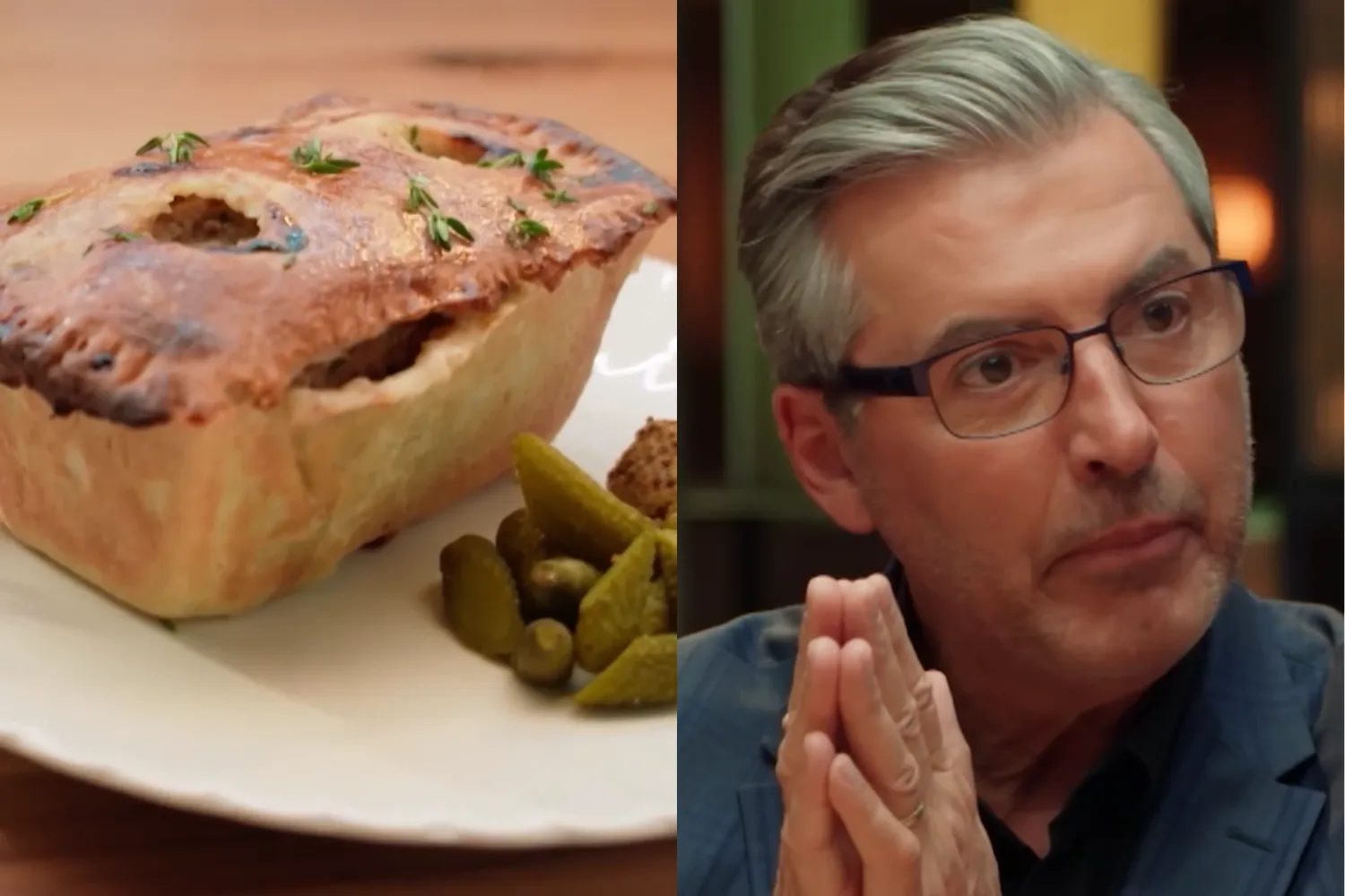 Jean-Christophe was flabbergasted with Vinnie's dish, ____ (right). Credit: Channel 10. 