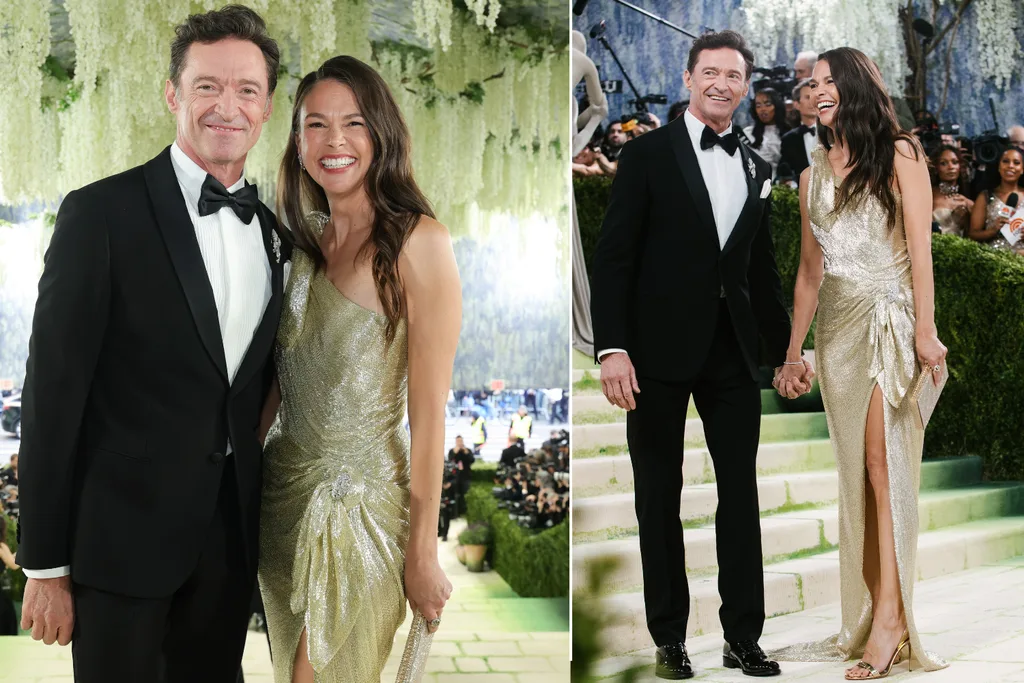 Sutton Foster and Hugh Jacman at the 2026 Met Gala.