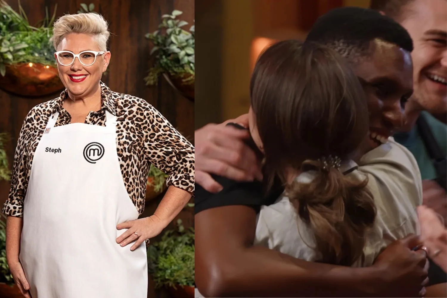 Stephanie Joy de Sousa masterchef hugging