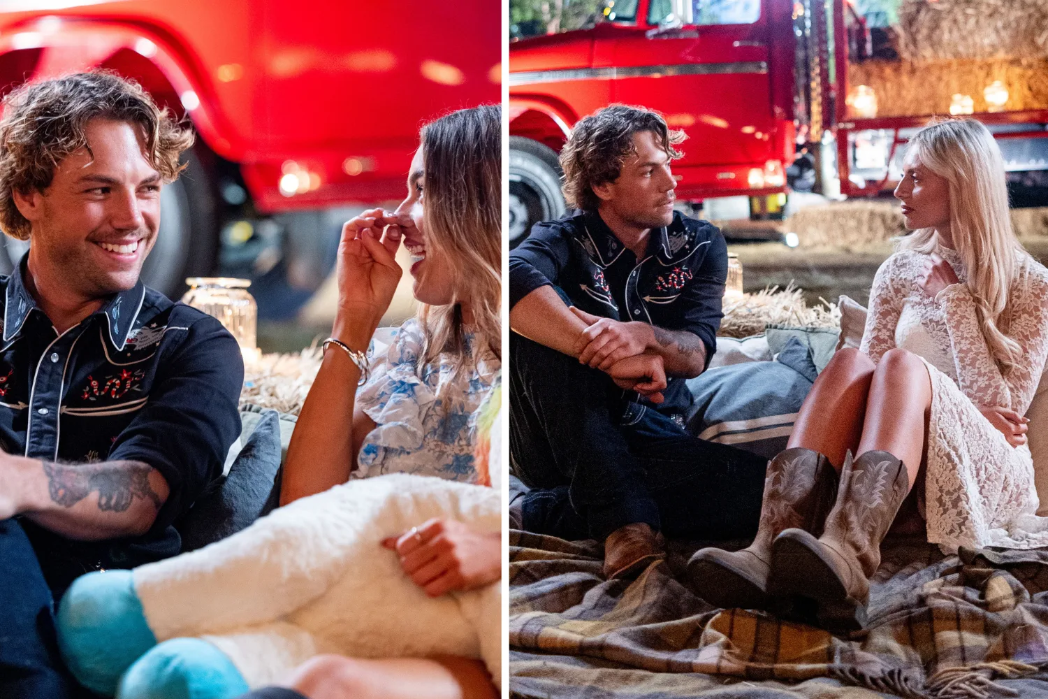 Farmer Dylan and Ally and Scarlett