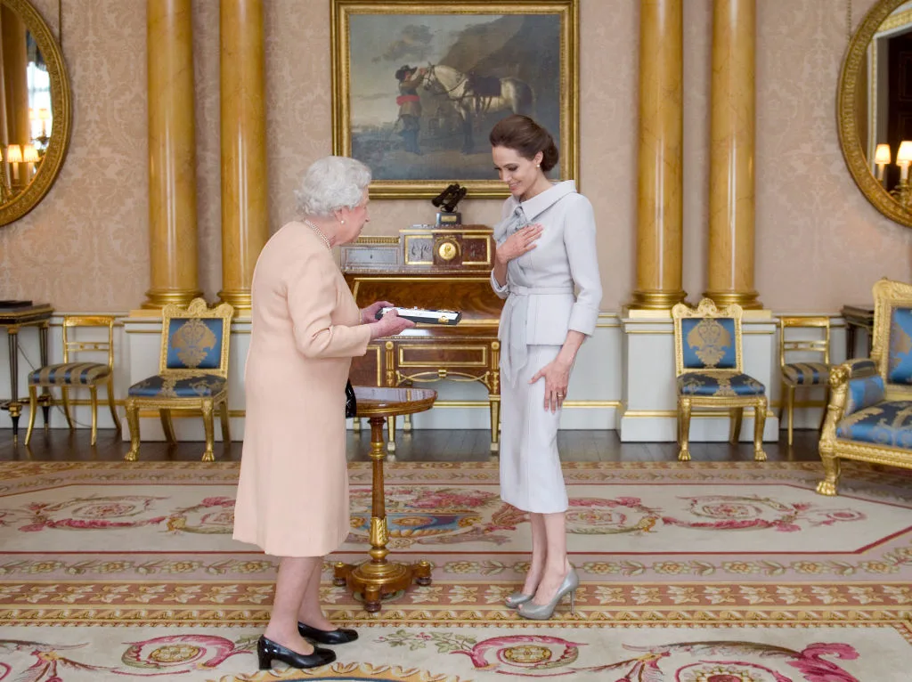 Queen Elizabeth angelina jolie 
