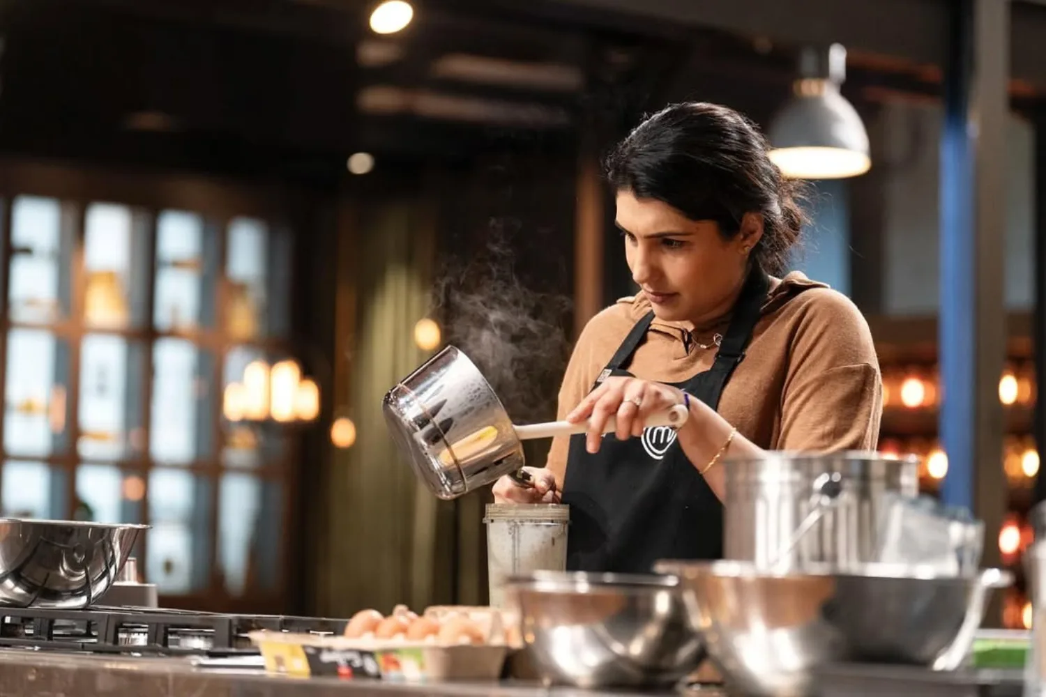 Depinder Chhiber has competed on MasterChef twice. Credit: Channel Ten 