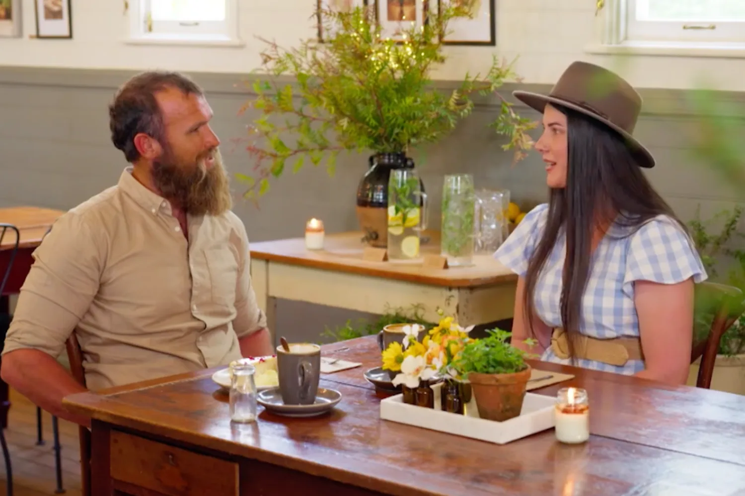 Kimberley and Farmer Jason's date on Farmer Wants A Wife 2026