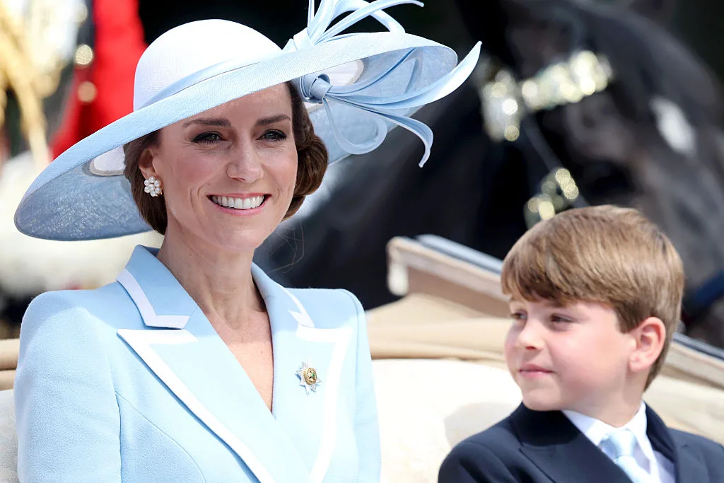 The Princess of Wales and Prince Louis
