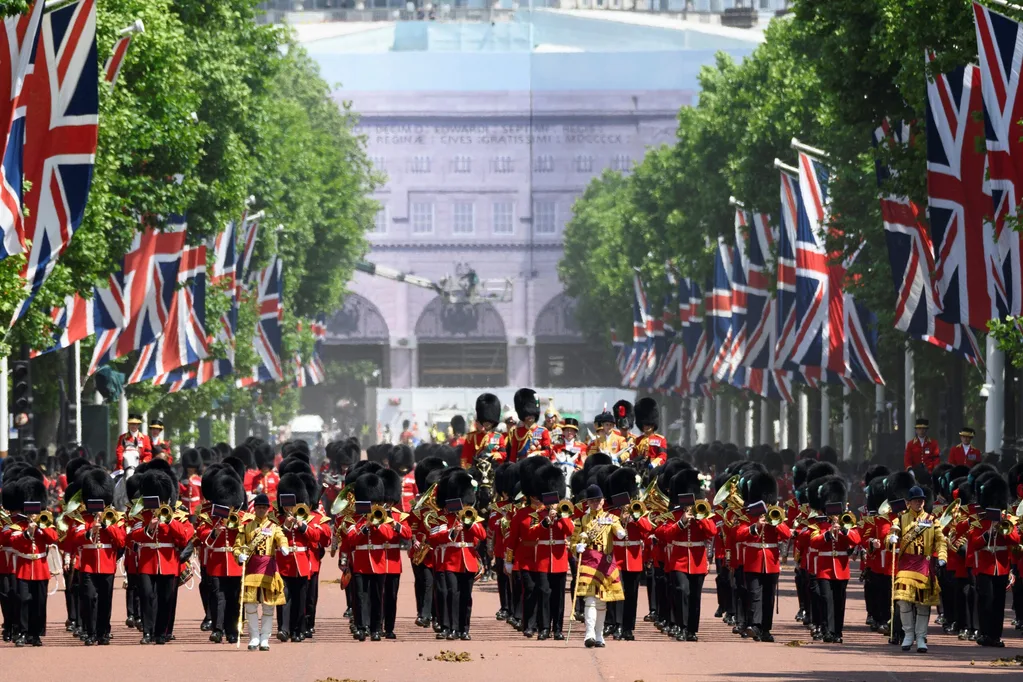 Trooping the colour parade