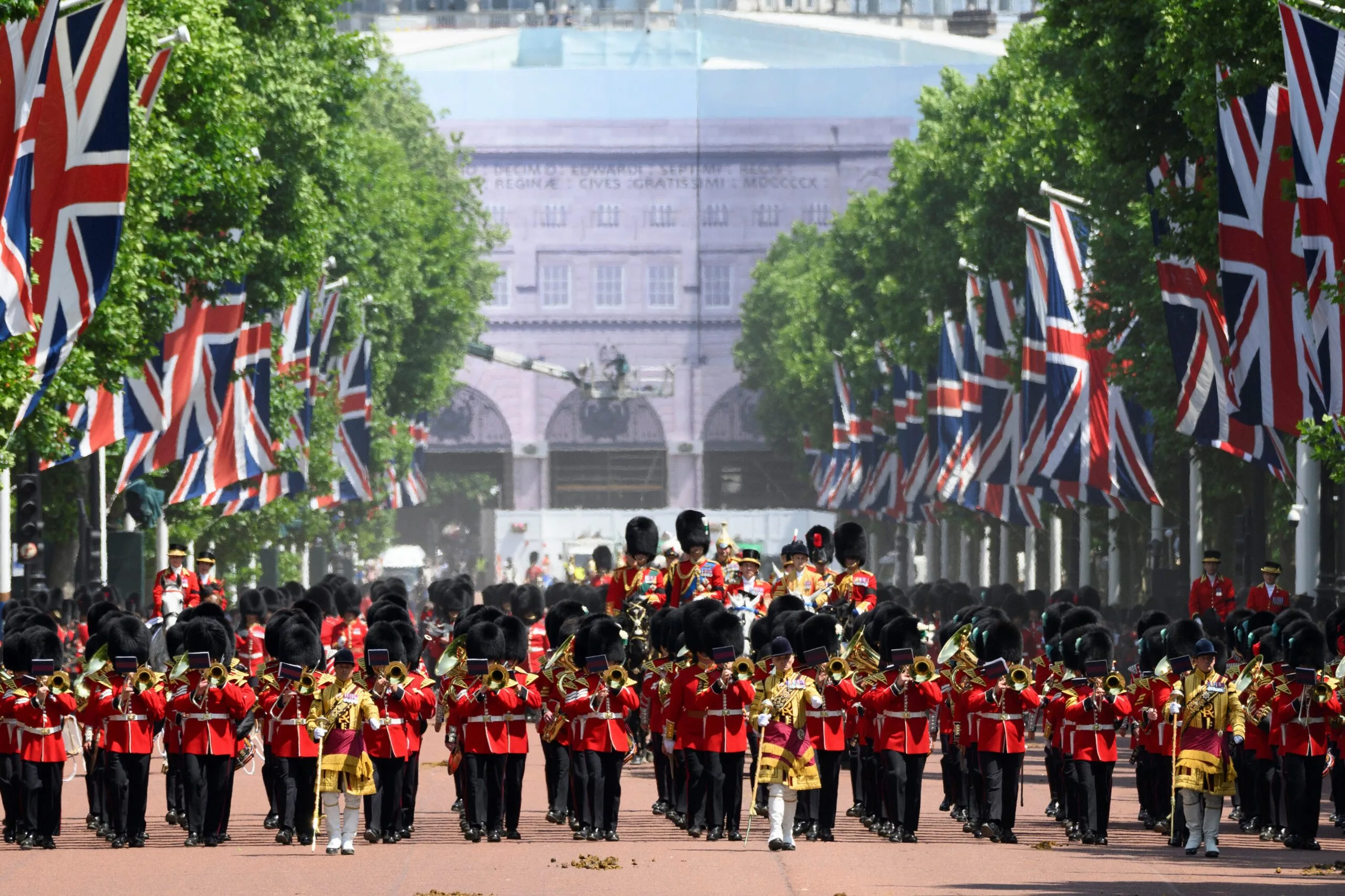 Trooping the colour parade