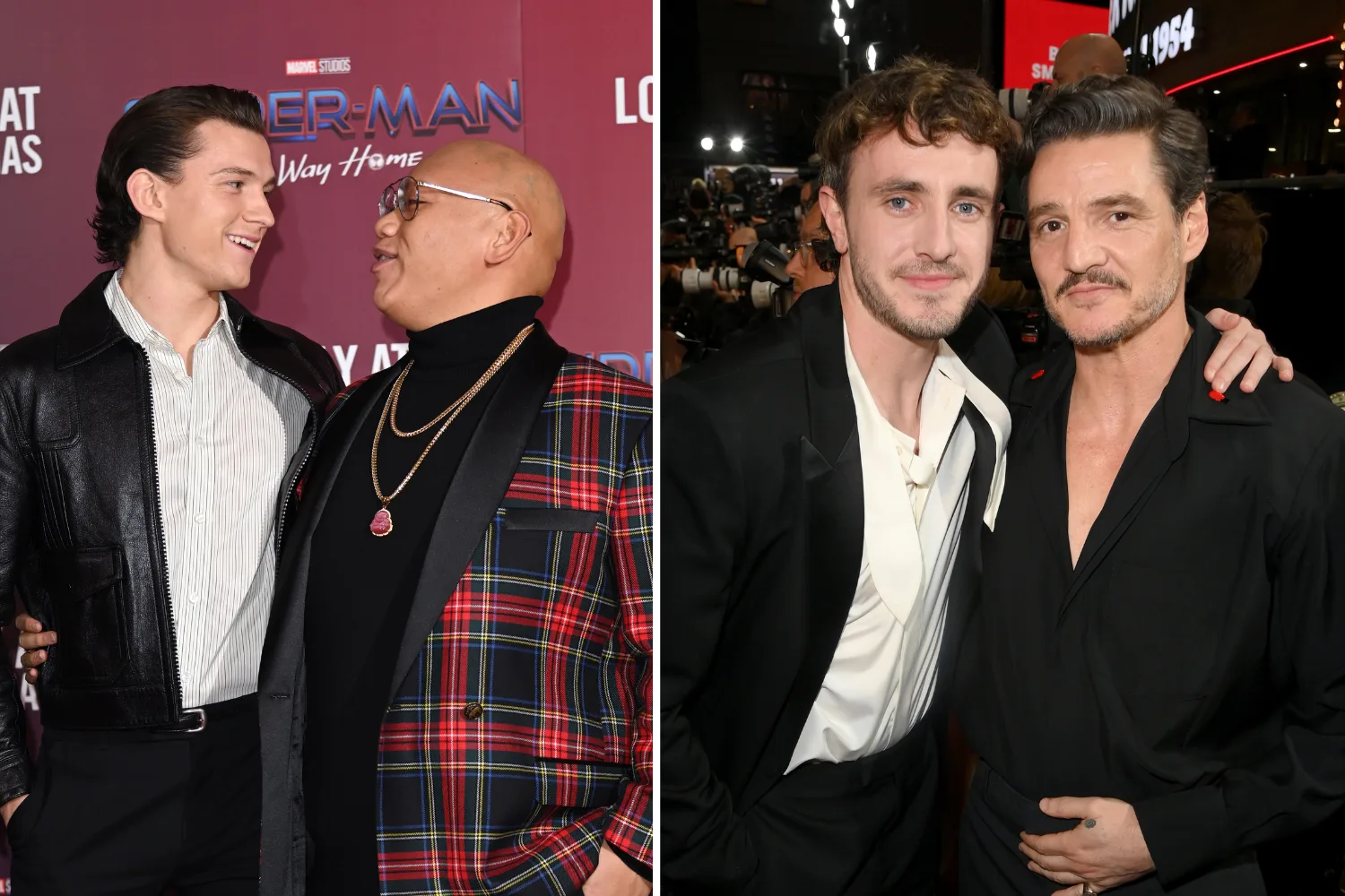 Tom Holland and Jacob Batalon, Paul Mescal and Pedro Pascal