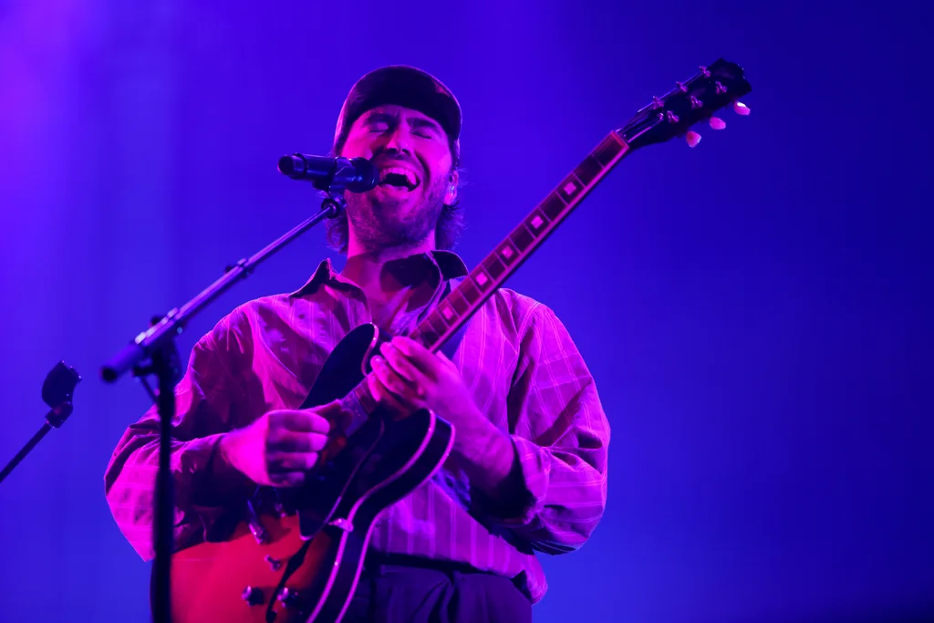 Matt Corby performs at Auckland Town Hall. Credit: Dave Simpson/WireImage
