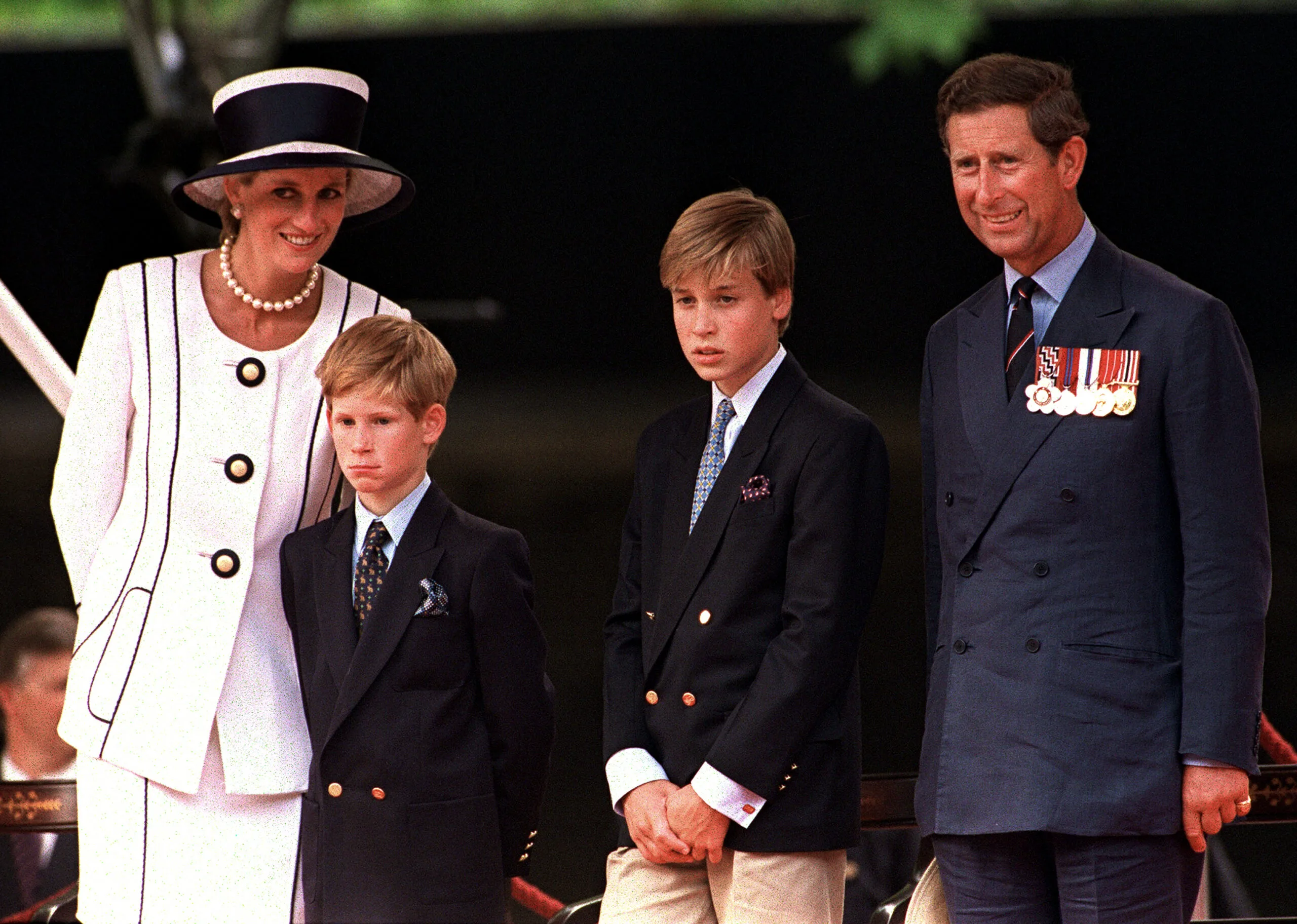 Charles Diana WIlliam and Harry