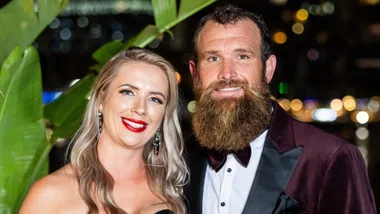 Farmer Wants A Wife's Poppy and Farmer Jason.
