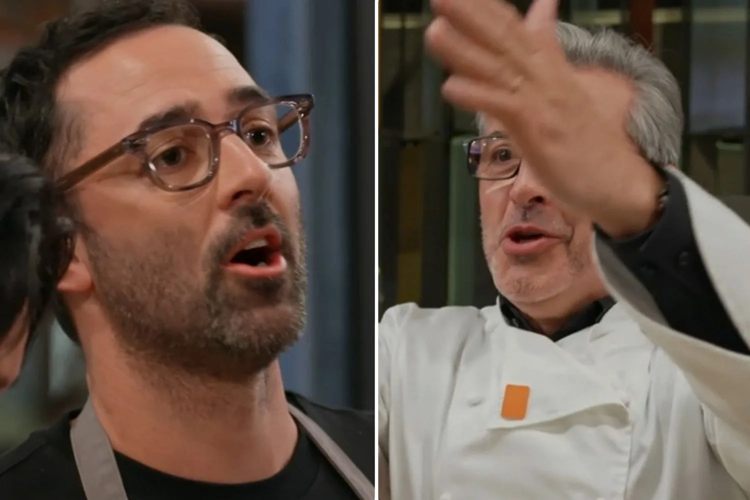 Andy Allen and Jean-Christophe Novelli on MasterChef