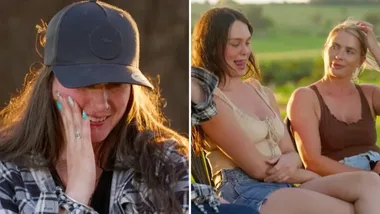 Logan and Poppy group chat without Kimberley from Farmer Wants a Wife