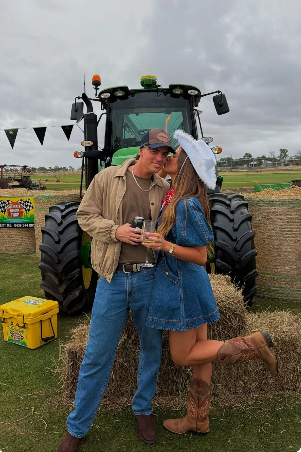 Farmer Wants A Wife's Miranda Chopping and her new boyfriend Josh