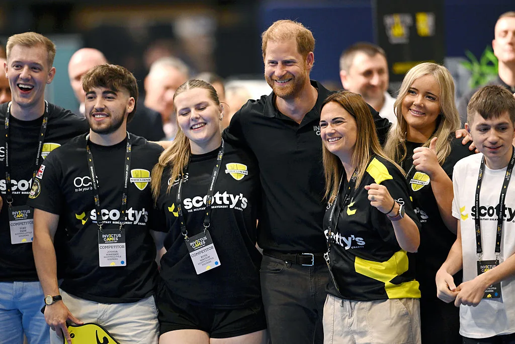 Prince Harry with Invictus 