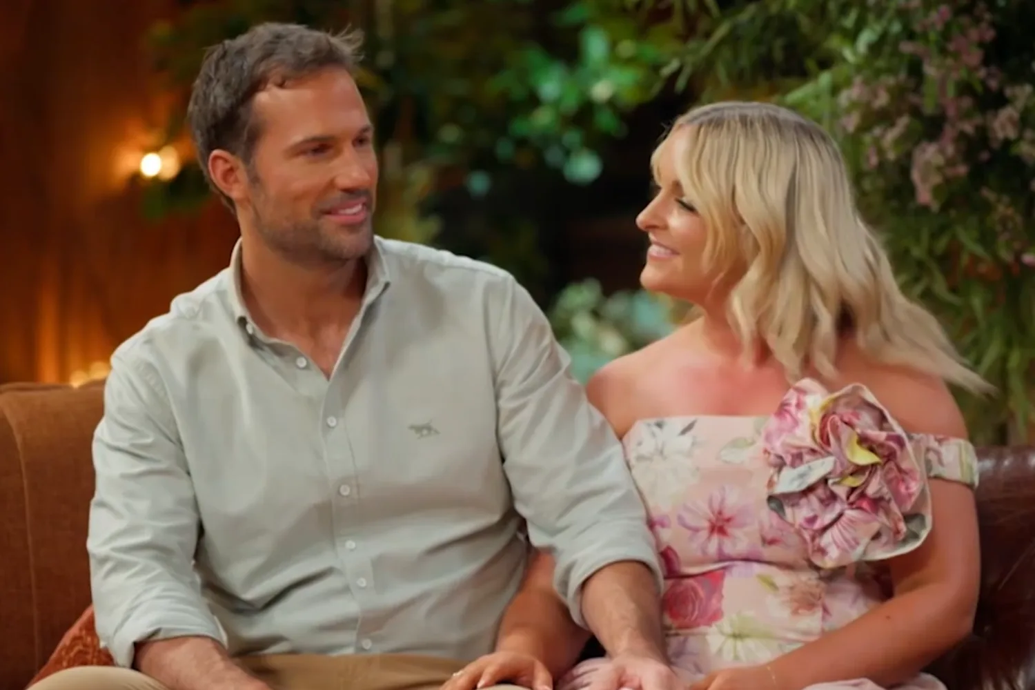Farmer Jarrad and Brodie said they were still together at the reunion. Credit: Seven. 