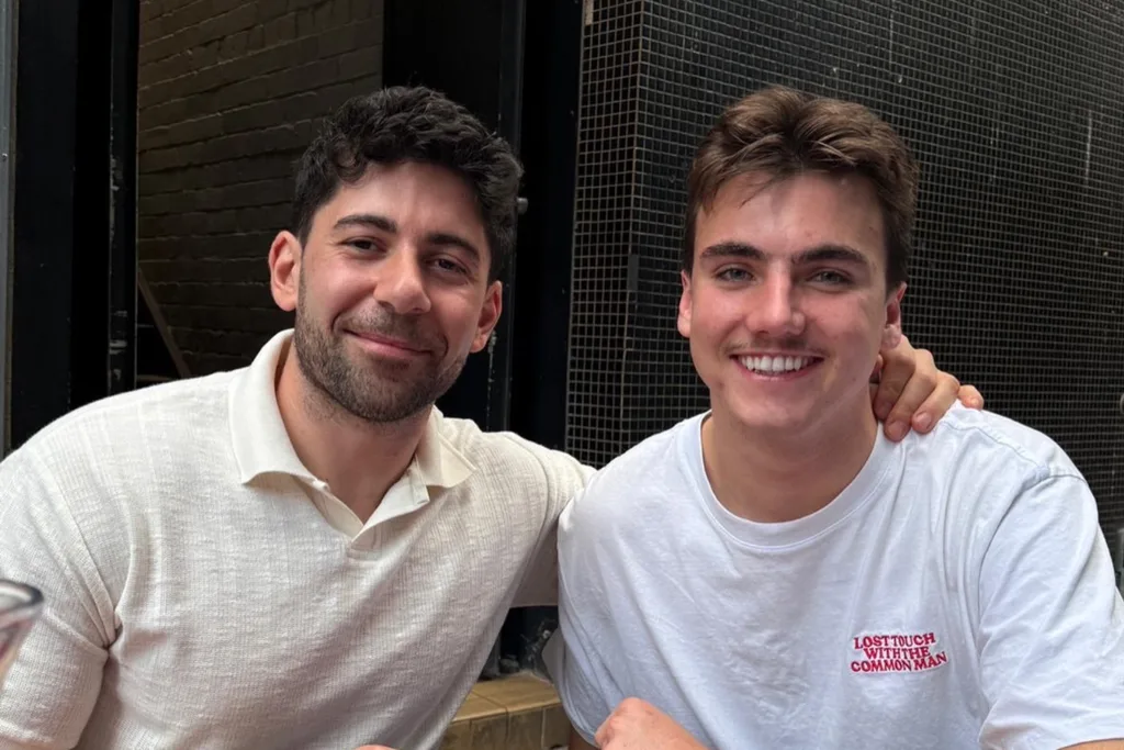 MasterChef's Petro and Luke.