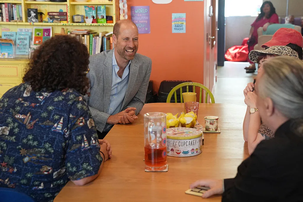 Prince William visiting Eagle House