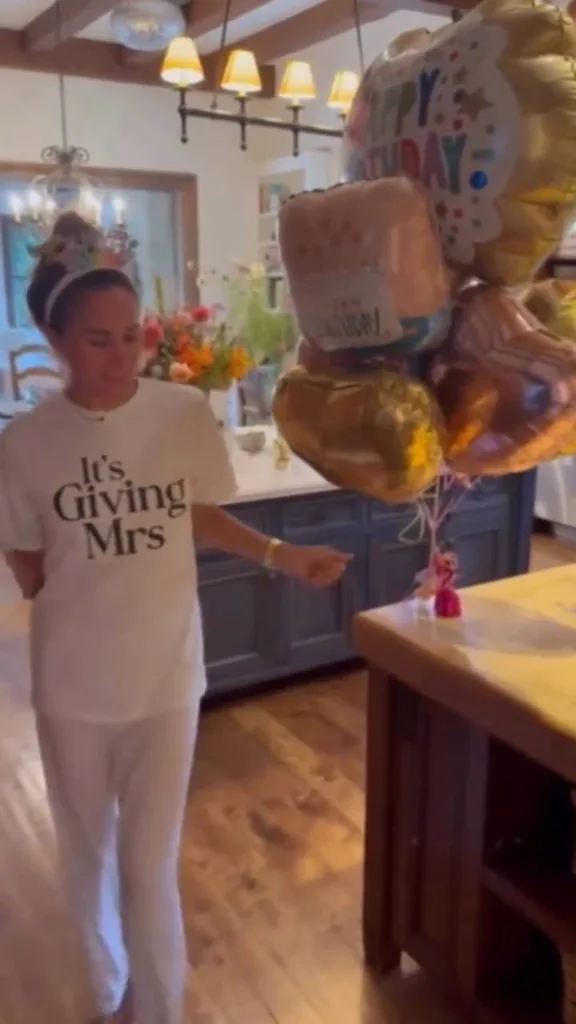 Meghan on her 45th birthday