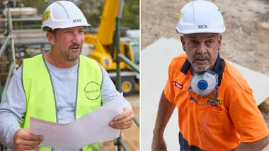 The Block's Adam (left) and Rick (right).