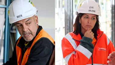 The Block's Rick (left) and Jolene (right).
