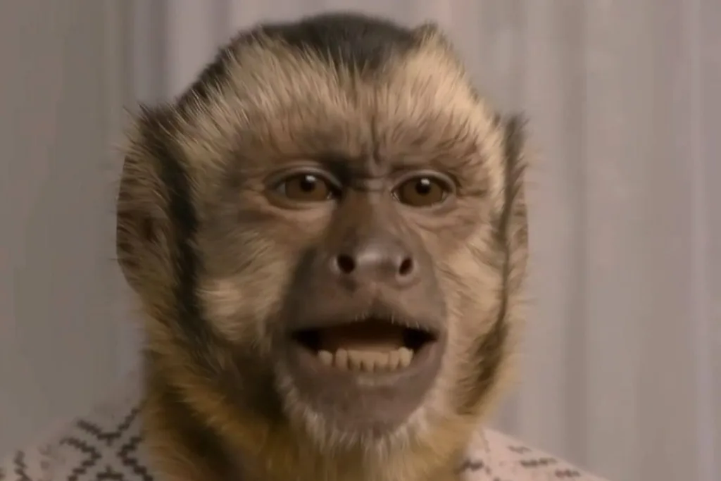 AI monkey on The Block