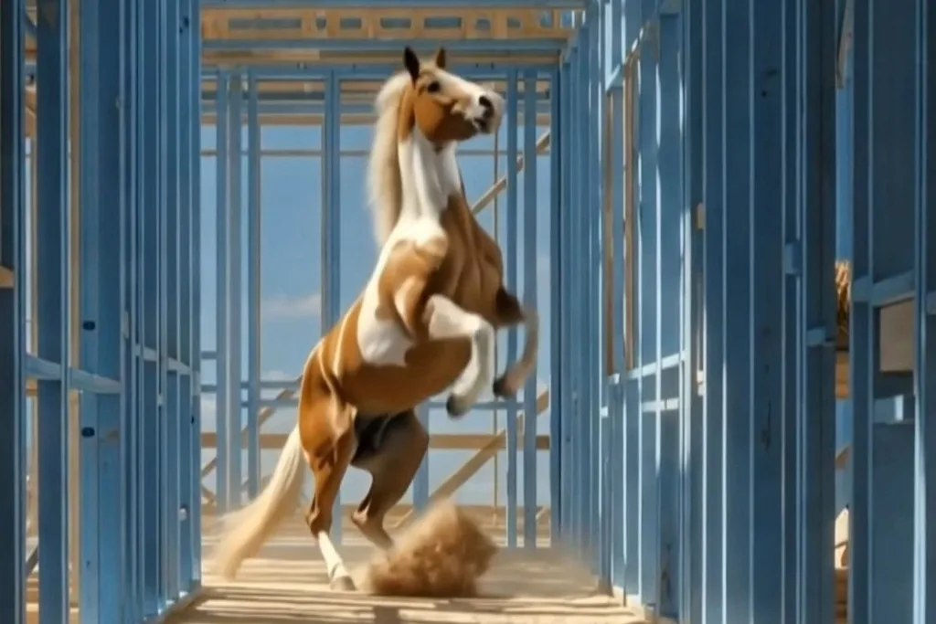 AI horse on The Block