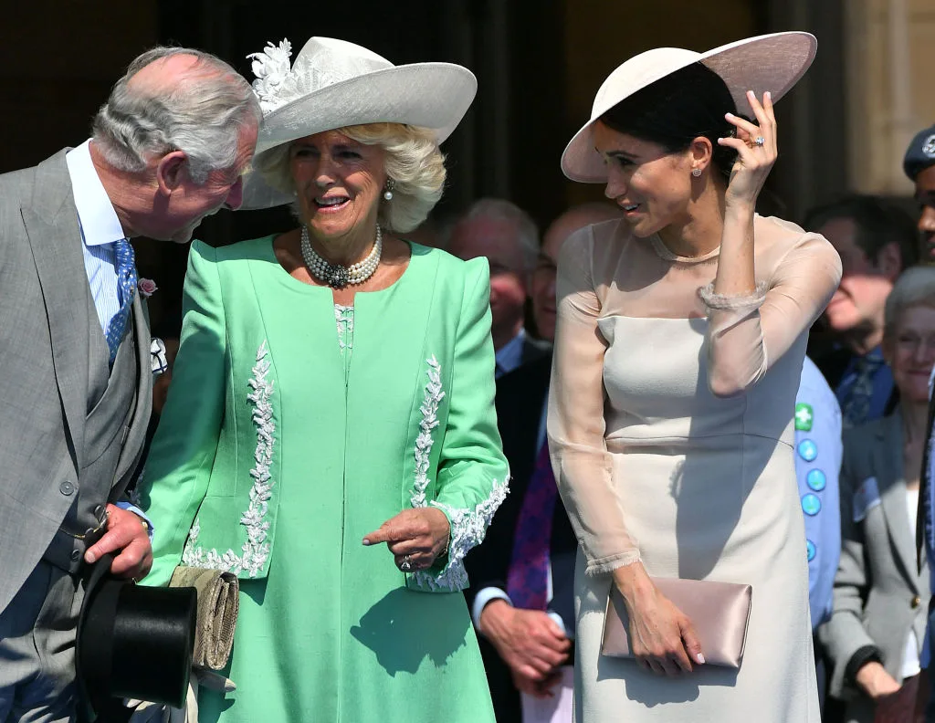 Meghan, Charles and Camilla
