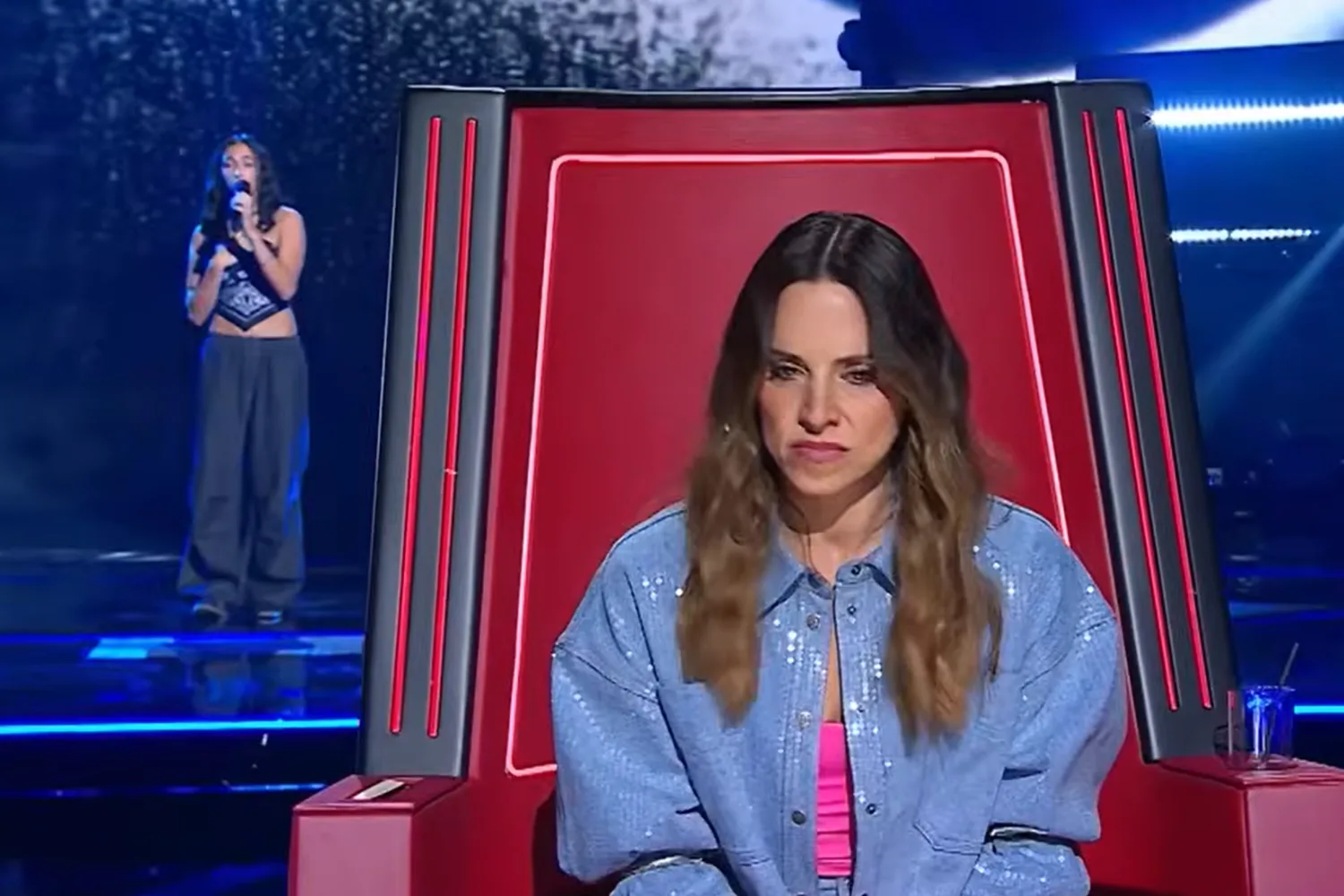 Charlotte Macphail performing (left) and Melanie C (right)