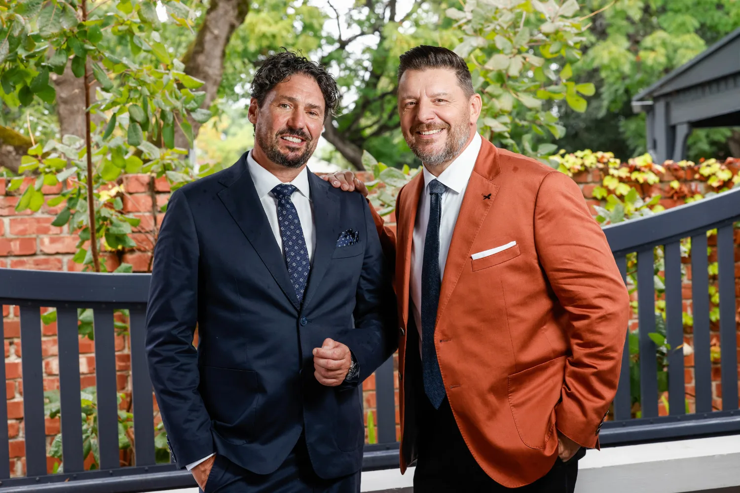 Colin Fassnidge and Manu Feildel from My Kitchen Rules