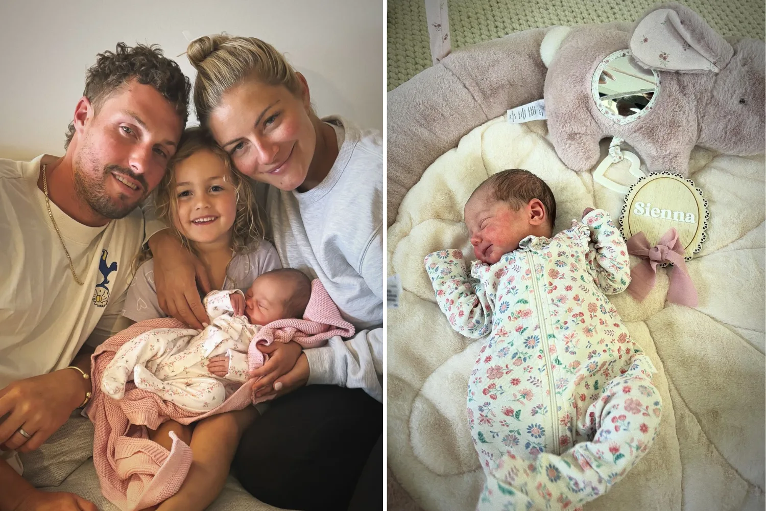 Luke Packham and his wife and two kids