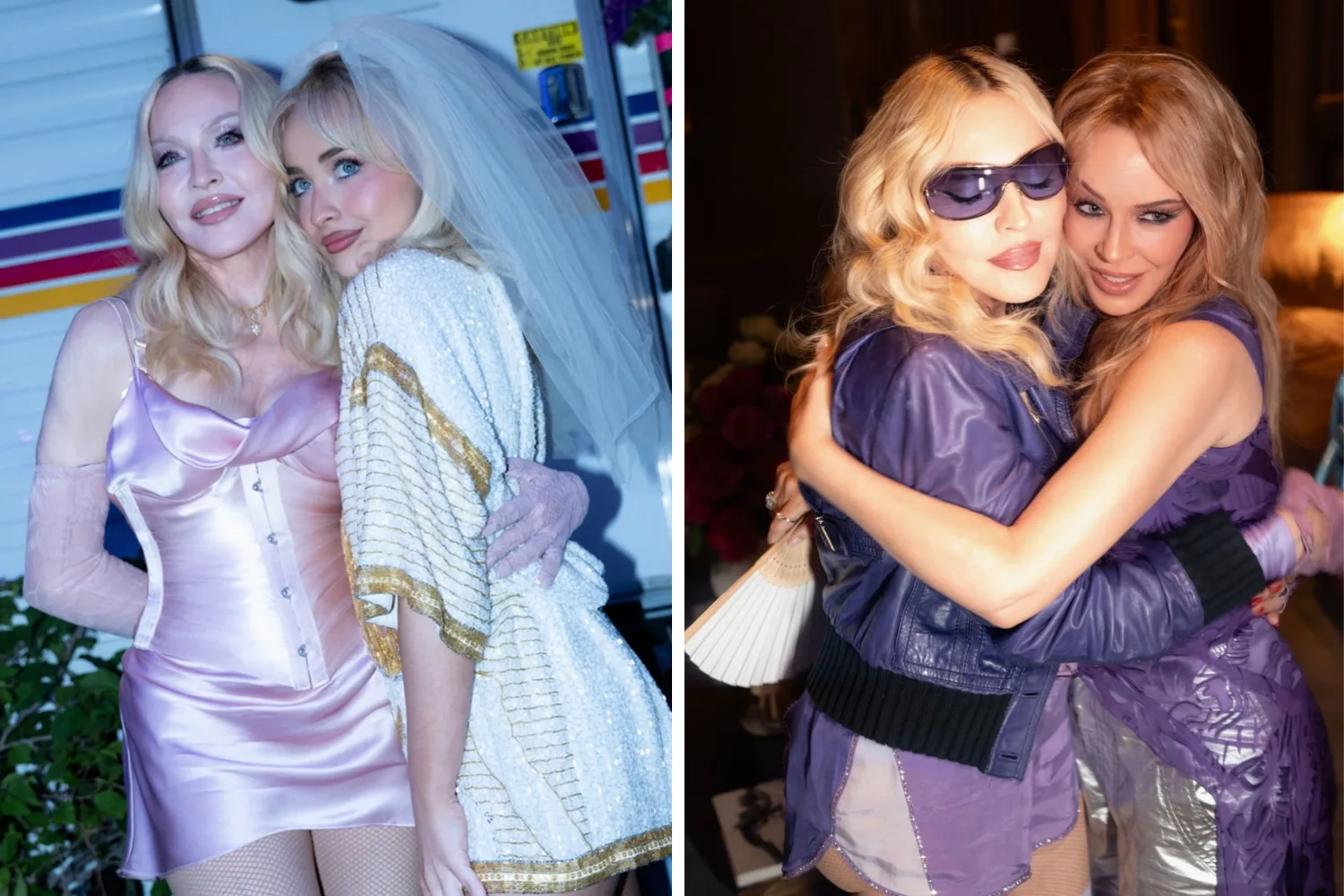 Madonna and Sabrina Carpenter, Madonna and Kylie Minogue