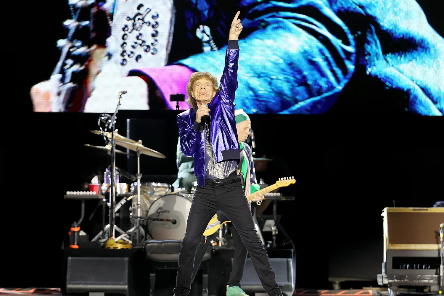 Mick Jagger performing in his 80s. Credit: Getty