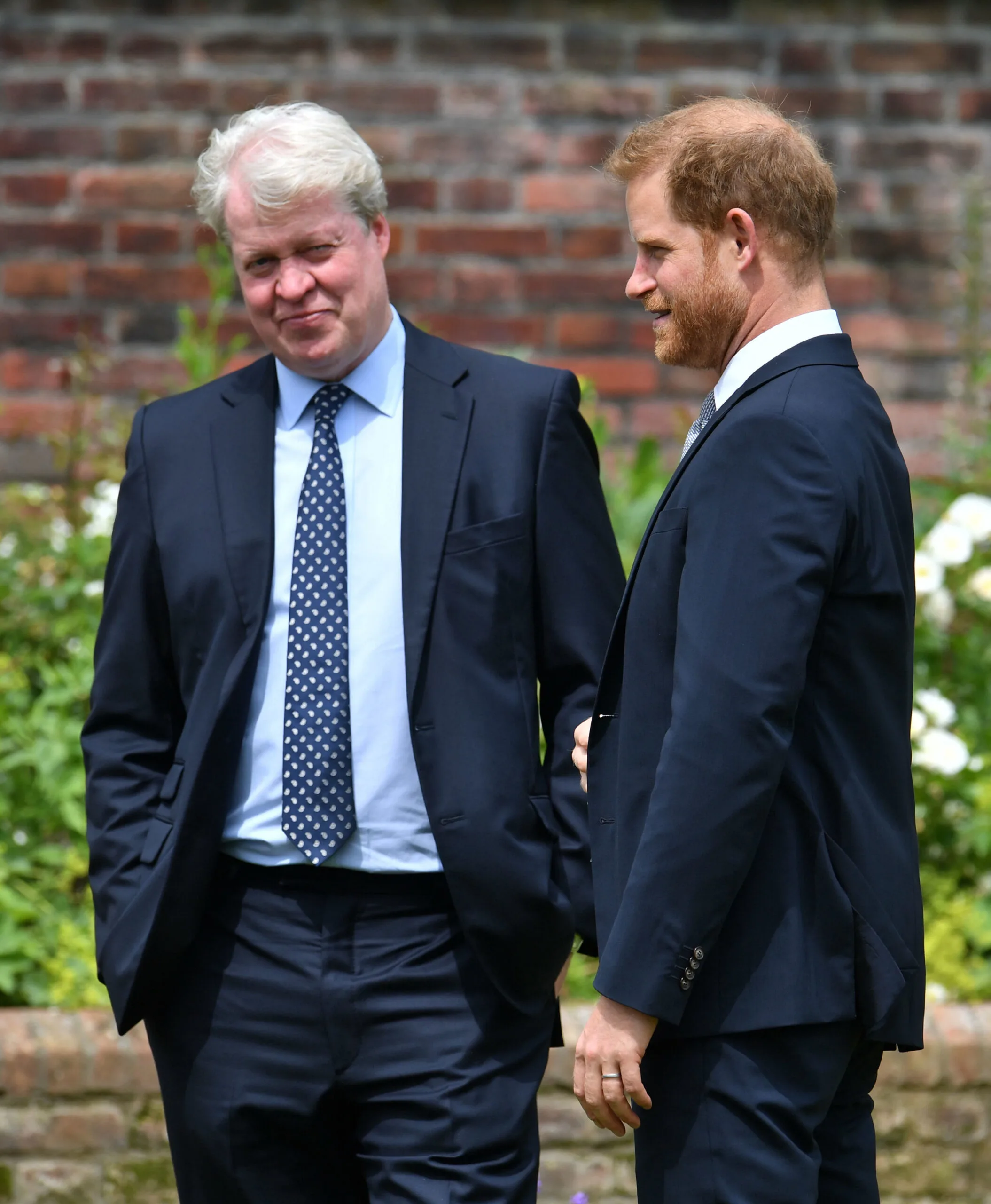 Earl Spencer and Harry