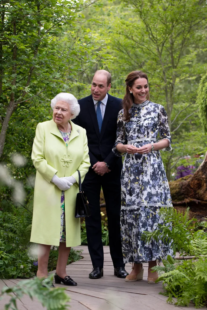 William, Kate and Queen Elizabeth