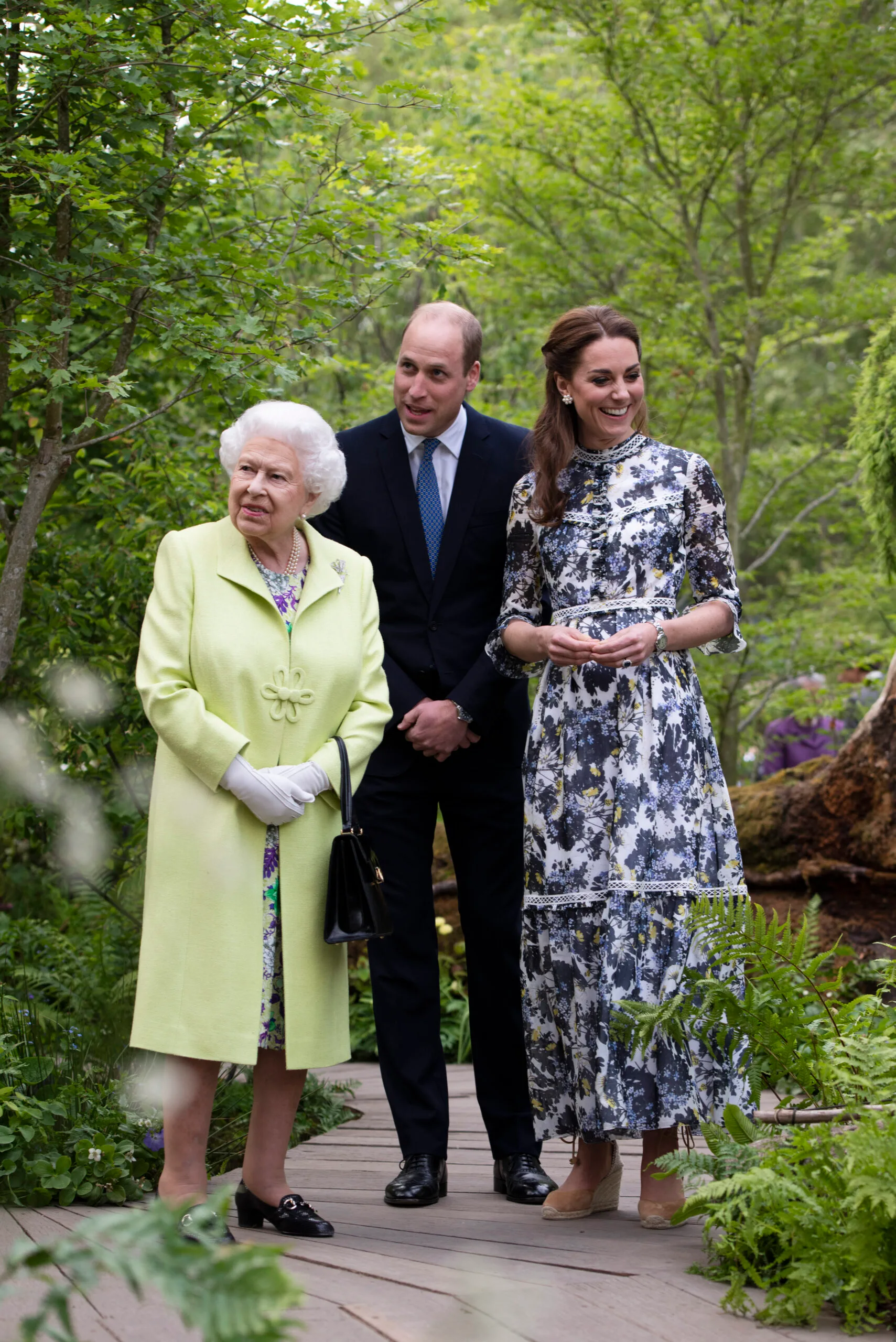 William, Kate and Queen Elizabeth
