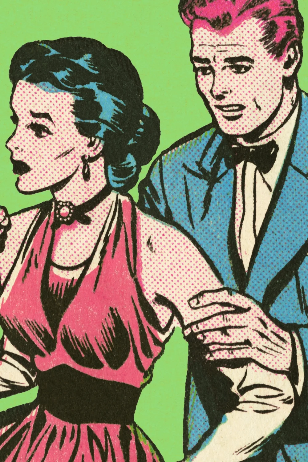 Couple - stock illustration.
