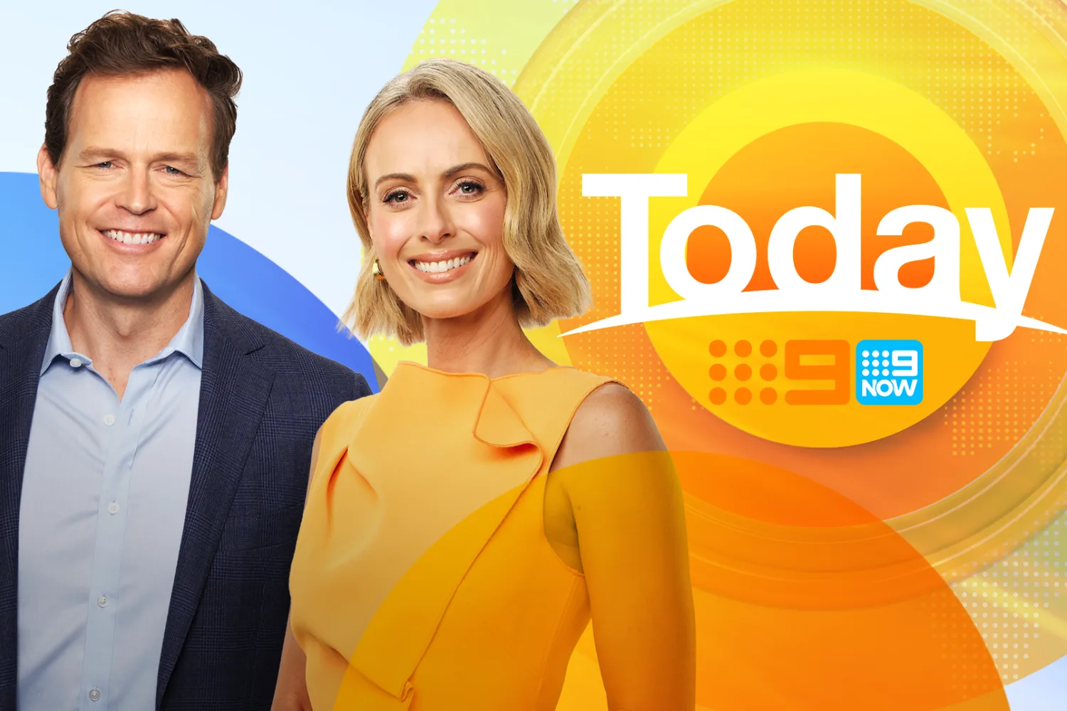 Sylvia Jeffreys (right) and Tom Steinfort (left) are the new hosts of Today. 