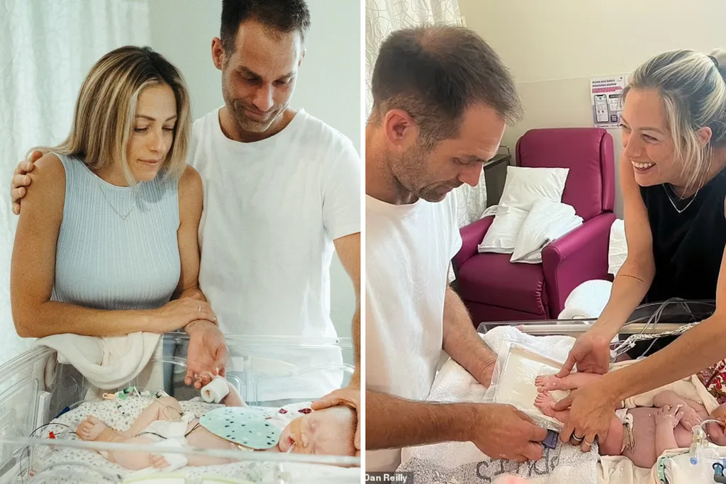 The Block's Foreman Dan and his wife Dani with their daughter Billie.