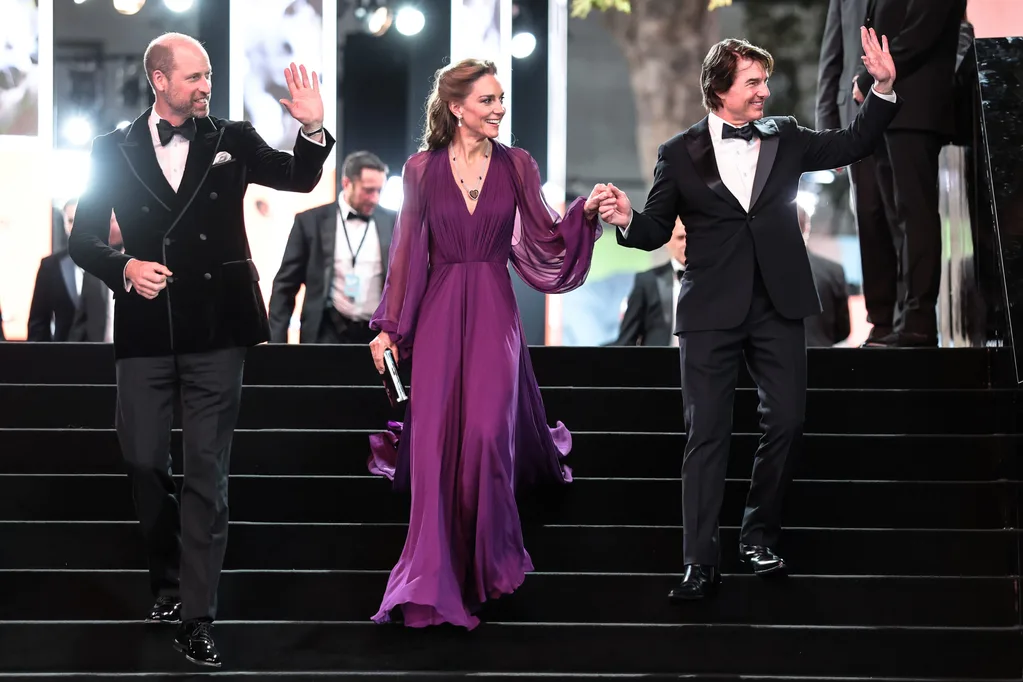 Prince William and Kate with Tom Cruise