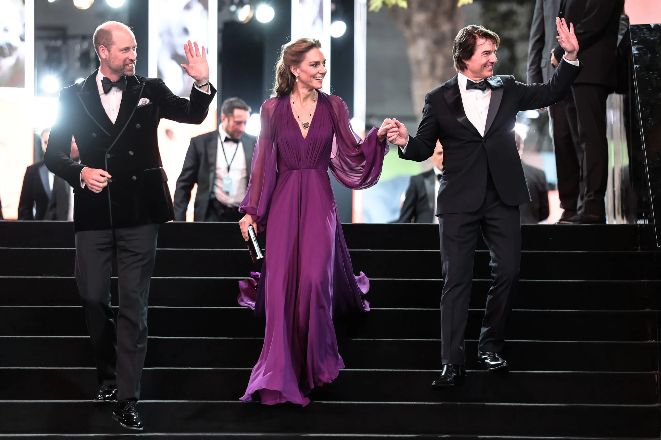 Prince William and Kate with Tom Cruise 