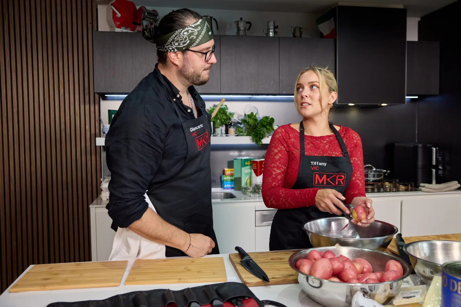 Giancarlo and Tiffany My Kitchen Rules 2026