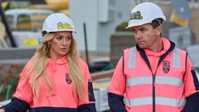 Courtney and Troy from The Block.